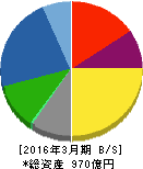 大阪ソーダ 貸借対照表 2016年3月期 大阪ソーダ 貸借対照表 2016年3月期