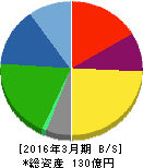 ニッキ 貸借対照表 2016年3月期 ニッキ 貸借対照表 2016年3月期