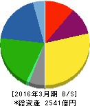 椿本チエイン 貸借対照表 2016年3月期 椿本チエイン 貸借対照表 2016年3月期