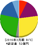 テイン 貸借対照表 2016年3月期 テイン 貸借対照表 2016年3月期