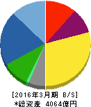 シチズン時計 貸借対照表 2016年3月期 シチズン時計 貸借対照表 2016年3月期