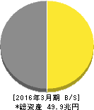 第一生命ホールディングス 貸借対照表 2016年3月期 第一生命ホールディングス 貸借対照表 2016年3月期