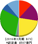 平和 貸借対照表 2016年3月期 平和 貸借対照表 2016年3月期