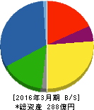 ジオスター 貸借対照表 2016年3月期 ジオスター 貸借対照表 2016年3月期