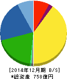 東洋炭素 貸借対照表 2014年12月期 東洋炭素 貸借対照表 2014年12月期