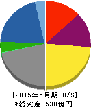 東洋電機製造 貸借対照表 2015年5月期 東洋電機製造 貸借対照表 2015年5月期