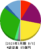 日本動物高度医療センター 貸借対照表 2023年3月期