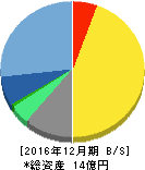 ショーケース・ティービー 貸借対照表 2016年12月期 ショーケース・ティービー 貸借対照表 2016年12月期