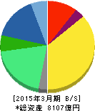 日本ペイントホールディングス 貸借対照表 2015年3月期 日本ペイントホールディングス 貸借対照表 2015年3月期