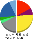 ゴールドウイン 貸借対照表 2017年3月期 ゴールドウイン 貸借対照表 2017年3月期
