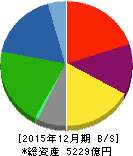 東洋ゴム工業 貸借対照表 2015年12月期 東洋ゴム工業 貸借対照表 2015年12月期