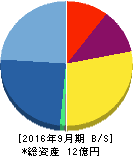 パルマ 貸借対照表 2016年9月期 パルマ 貸借対照表 2016年9月期