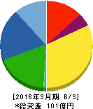 大研医器 貸借対照表 2016年3月期 大研医器 貸借対照表 2016年3月期