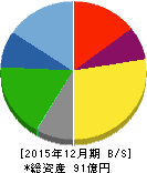 日住サービス 貸借対照表 2015年12月期 日住サービス 貸借対照表 2015年12月期