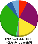 NSユナイテッド海運 貸借対照表 2017年3月期 NSユナイテッド海運 貸借対照表 2017年3月期