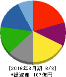 昭和化学工業 貸借対照表 2016年3月期 昭和化学工業 貸借対照表 2016年3月期