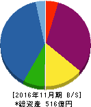 スター・マイカ 貸借対照表 2016年11月期 スター・マイカ 貸借対照表 2016年11月期