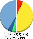 アイフィスジャパン 貸借対照表 2023年6月期