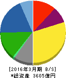 東洋インキSCホールディングス 貸借対照表 2016年3月期 東洋インキSCホールディングス 貸借対照表 2016年3月期