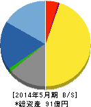 日本プロセス 貸借対照表 2014年5月期 日本プロセス 貸借対照表 2014年5月期