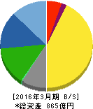 パイオラックス 貸借対照表 2016年3月期 パイオラックス 貸借対照表 2016年3月期