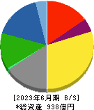 大日本塗料 貸借対照表 2023年6月期