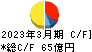 神奈川中央交通 キャッシュフロー計算書 2023年3月期