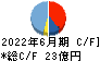 ウイルプラスホールディングス キャッシュフロー計算書 2022年6月期