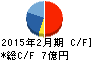 アルバイトタイムス キャッシュフロー計算書 2015年2月期 アルバイトタイムス キャッシュフロー計算書 2015年2月期