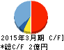 ダブルスタンダード キャッシュフロー計算書 2015年3月期 ダブルスタンダード キャッシュフロー計算書 2015年3月期