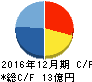 新報国製鉄 キャッシュフロー計算書 2016年12月期 新報国製鉄 キャッシュフロー計算書 2016年12月期