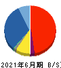 ホープ 貸借対照表 2021年6月期 ホープ 貸借対照表 2021年6月期