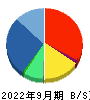 ティーガイア 貸借対照表 2022年9月期
