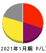 ピースリー 損益計算書 2021年1月期 ピースリー 損益計算書 2021年1月期