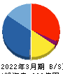 シンデン・ハイテックス 貸借対照表 2022年3月期