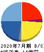 アースインフィニティ 貸借対照表 2020年7月期 アースインフィニティ 貸借対照表 2020年7月期