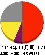 シック・ホールディングス 損益計算書 2019年11月期 シック・ホールディングス 損益計算書 2019年11月期