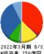 ジオリーブグループ 貸借対照表 2022年3月期