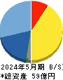 エスケイジャパン 貸借対照表 2024年5月期