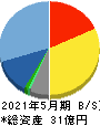 シイエヌエス 貸借対照表 2021年5月期 シイエヌエス 貸借対照表 2021年5月期