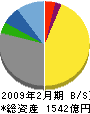 東京スタイル 貸借対照表 2009年2月期