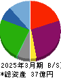 ランシステム 貸借対照表 2025年3月期 ランシステム 貸借対照表 2025年3月期