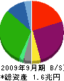 日本航空 貸借対照表 2009年9月期