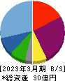 伸和ホールディングス 貸借対照表 2023年3月期