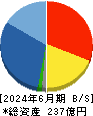 ディーブイエックス 貸借対照表 2024年6月期 ディーブイエックス 貸借対照表 2024年6月期