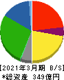 ロジネットジャパン 貸借対照表 2021年3月期