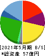 パシフィックネット 貸借対照表 2021年5月期 パシフィックネット 貸借対照表 2021年5月期
