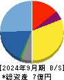 ビーマップ 貸借対照表 2024年9月期