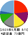 テンアライド 貸借対照表 2023年6月期