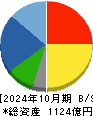 泉州電業 貸借対照表 2024年10月期